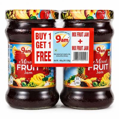 9am Mixed Fruit Jam – Buy 1 Get 1 Free Pack (400g Total)