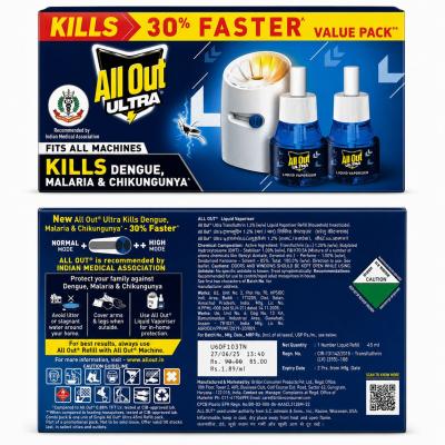 All Out Ultra Liquid Vaporiser Value Pack