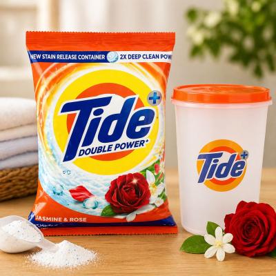 Tide Double Power+ Detergent Powder – 3kg | 2X Deep Clean | Free Plastic Container Offer