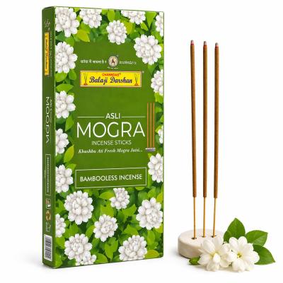 Balaji Darshan Asli Mogra Incense Sticks (Bambooless)