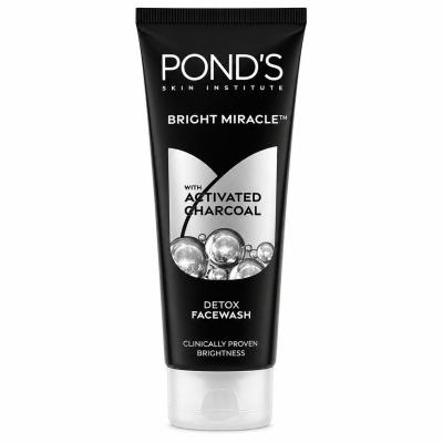 Ponds Bright Miracle Activated Charcoal Formula – Deep pore cleansing. Facewash 100gm